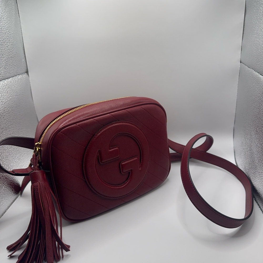 Gucci Blondie Burgundy Crossbody